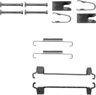 Textar 97035900 - Tartozékkészlet, rögzítőfék pofa parts5.com