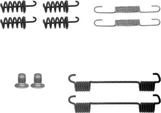 Textar 97038300 - Kompletni pribor, zavorne celjusti rocne zavore parts5.com