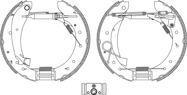 Textar 84049601 - Zestaw szczęk hamulcowych parts5.com