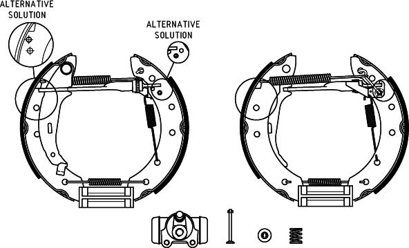 Textar 84048002 - Fékpofakészlet parts5.com