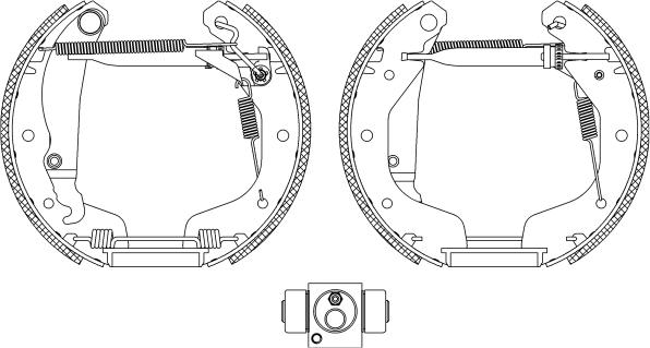 Textar 84058200 - Set saboti frana parts5.com