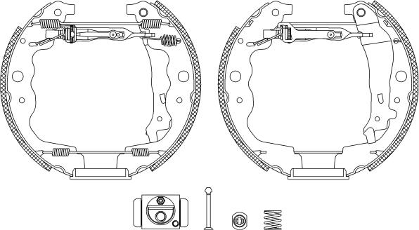 Textar 84069300 - Jeu de mâchoires de frein parts5.com