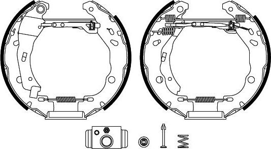 Textar 84083200 - Juego de zapatas de frenos parts5.com