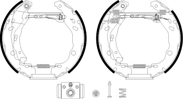 Textar 84083201 - Juego de zapatas de frenos parts5.com