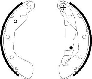 Textar 91058200 - Set saboti frana parts5.com