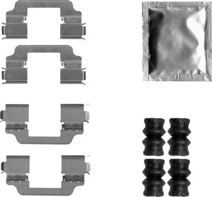 Textar 82545300 - Komplet pribora, obloga disk kočnica parts5.com