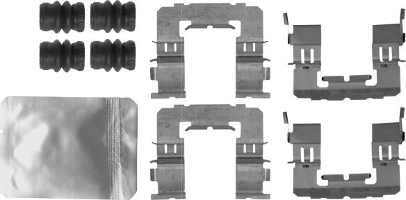 Textar 82542200 - Aksesuar seti, diskli fren balatası parts5.com