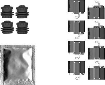 Textar 82558300 - Lisakomplekt, ketaspiduriklotsid parts5.com