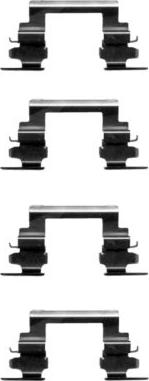 Textar 82507300 - Set accesorii, placute frana parts5.com