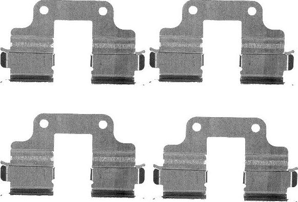 Textar 82074100 - Accessory Kit for disc brake Pads parts5.com