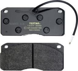 Textar 2903902 - Komplet kočnih obloga, disk kočnica parts5.com