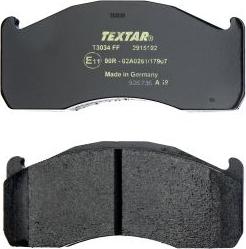 Textar 2915102 - Set placute frana,frana disc parts5.com