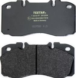 Textar 2912204 - Set placute frana,frana disc parts5.com