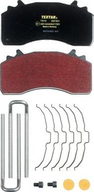 Textar 2927901 - Set placute frana,frana disc parts5.com