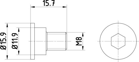 Textar TPM0003 - Kruvi,piduriketas parts5.com