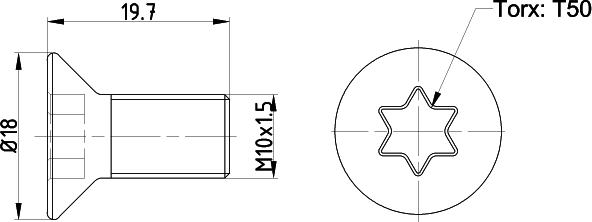 Textar TPM0016 - Tornillo, disco de freno parts5.com