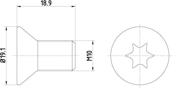 Textar TPM0010 - Schraube, Bremsscheibe parts5.com