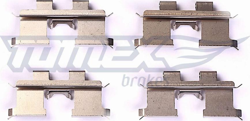 TOMEX brakes TX 44-46 - Комплект принадлежности, дискови накладки parts5.com