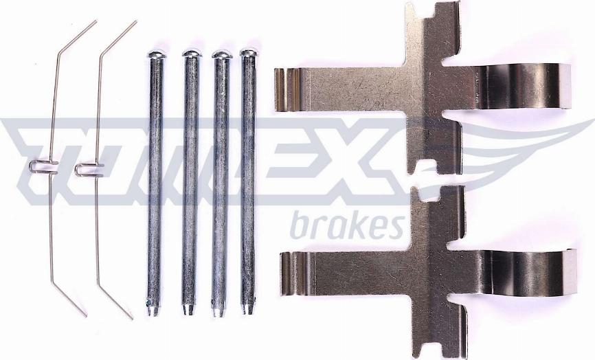 TOMEX brakes TX 44-09 - Комплект принадлежности, дискови накладки parts5.com