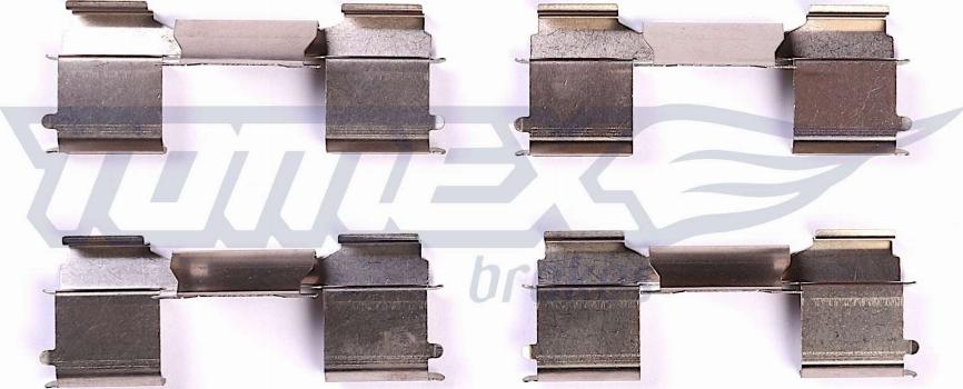 TOMEX brakes TX 44-06 - Σετ βοηθ. εξαρτημάτων, τακάκια φρένων parts5.com