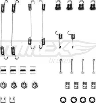 TOMEX brakes TX 40-42 - Juego de accesorios, zapatas de freno parts5.com