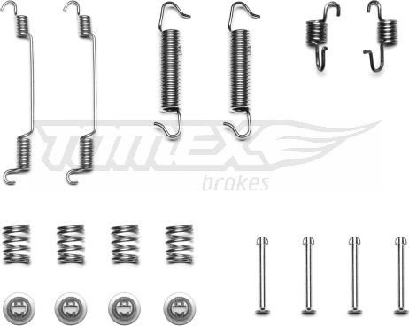 TOMEX brakes TX 40-47 - Accessory Kit, brake shoes parts5.com