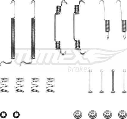 TOMEX brakes TX 40-57 - Juego de accesorios, zapatas de freno parts5.com