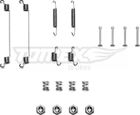 TOMEX brakes TX 40-09 - Zestaw dodatków, szczęki hamulcowe parts5.com