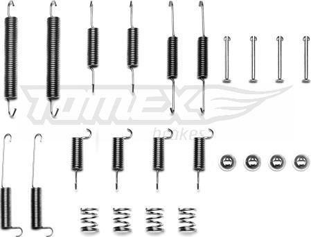 TOMEX brakes TX 40-03 - Sada příslušenství, brzdové čelisti parts5.com