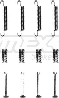 TOMEX brakes TX 40-19 - Set accesorii, sabot de frana parts5.com