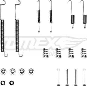 TOMEX brakes TX 40-18 - Zestaw dodatków, szczęki hamulcowe parts5.com