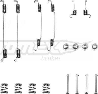 TOMEX brakes TX 40-13 - Set accesorii, sabot de frana parts5.com