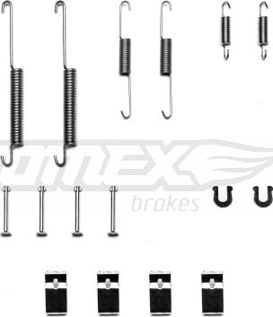 TOMEX brakes TX 40-17 - Zestaw dodatków, szczęki hamulcowe parts5.com