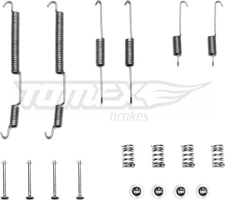 TOMEX brakes TX 40-29 - Komplet pribora, kočne papuče parts5.com