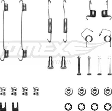 TOMEX brakes TX 40-25 - Aksesuar seti, Fren pabucu parts5.com