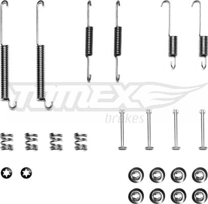 TOMEX brakes TX 40-26 - Sada příslušenství, brzdové čelisti parts5.com