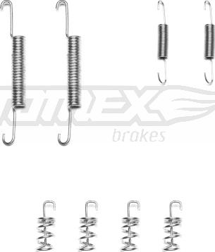 TOMEX brakes TX 40-28 - Set accesorii, sabot de frana parts5.com