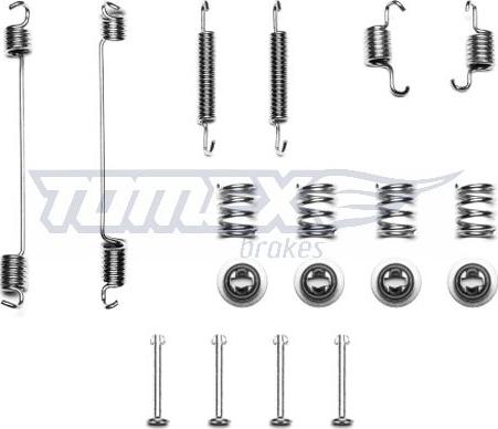 TOMEX brakes TX 41-99 - Sada příslušenství, brzdové čelisti parts5.com