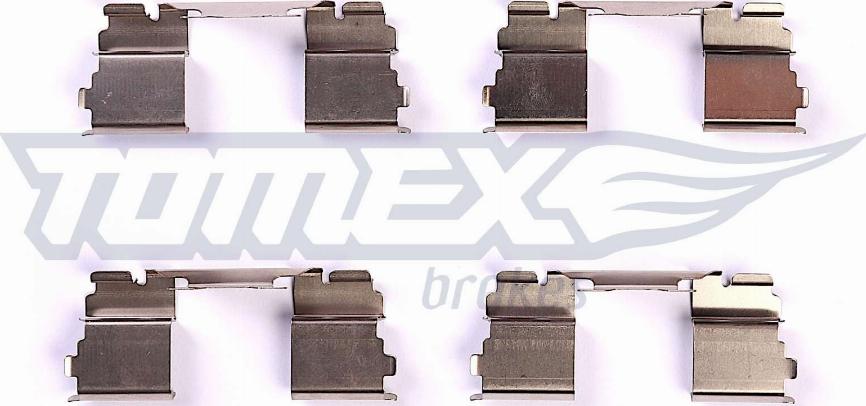 TOMEX brakes TX 43-50 - Kompletni pribor,torna obloga kolutne zavore parts5.com