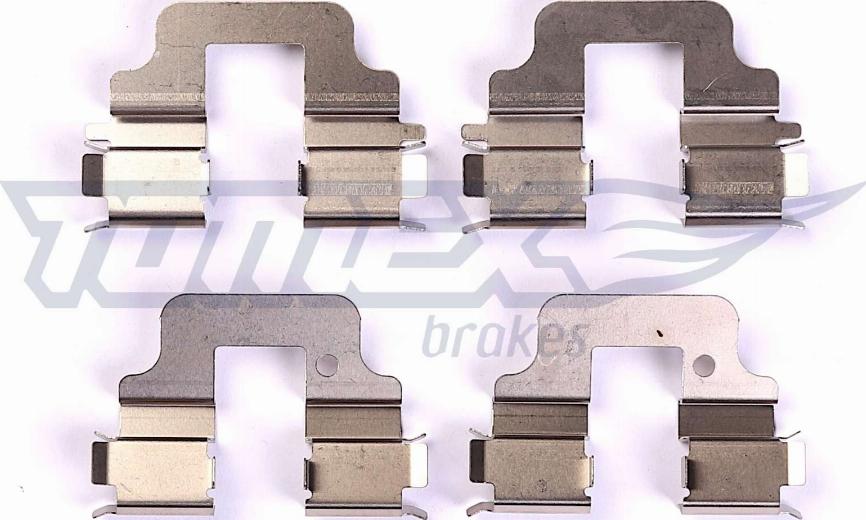 TOMEX brakes TX 43-53 - Kompletni pribor,torna obloga kolutne zavore parts5.com