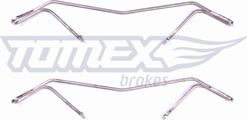 TOMEX brakes TX 43-07 - Zestaw akcesoriów, klocki hamulcowe parts5.com