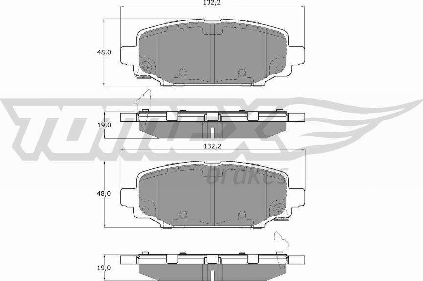 TOMEX brakes TX 60-03 - Juego de pastillas de freno parts5.com