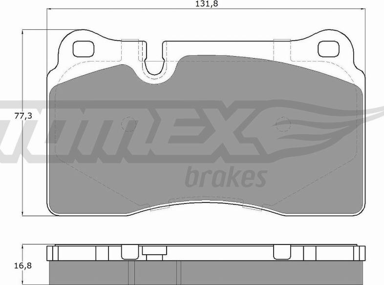 TOMEX brakes TX 14-73 - Juego de pastillas de freno parts5.com