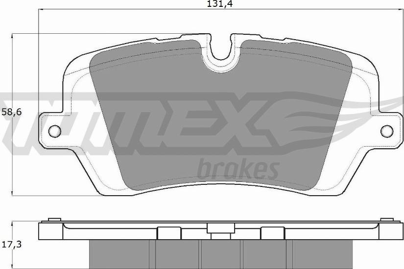 TOMEX brakes TX 18-34 - Fékbetétkészlet, tárcsafék parts5.com