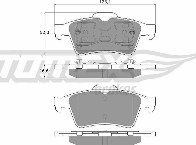 TOMEX brakes TX 12-95 - Jarrupala, levyjarru parts5.com