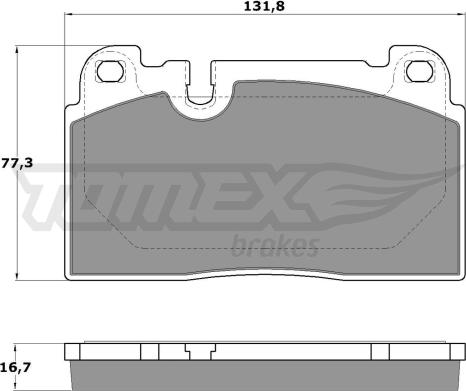 TOMEX brakes TX 17-14 - Fren balata seti, diskli fren parts5.com