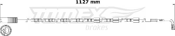 TOMEX brakes TX 31-01 - Contacto de aviso, desgaste de los frenos parts5.com