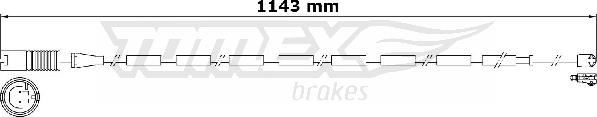 TOMEX brakes TX 31-29 - Warning Contact, brake pad wear parts5.com