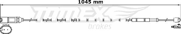 TOMEX brakes TX 31-28 - Warning Contact, brake pad wear parts5.com