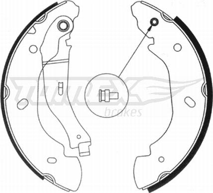 TOMEX brakes TX 20-94 - Komplet kočionih papuča parts5.com